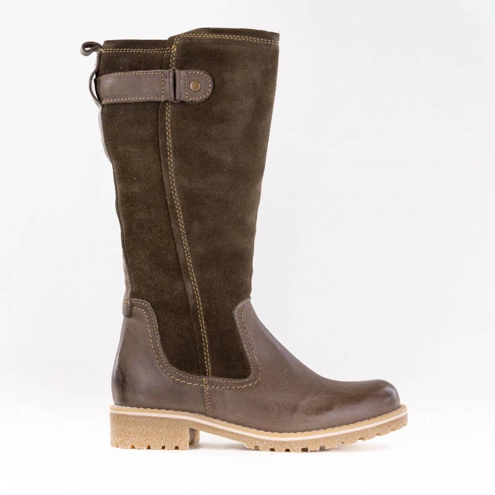 NEW ERIC MICHAEL women's marcella boot in khaki